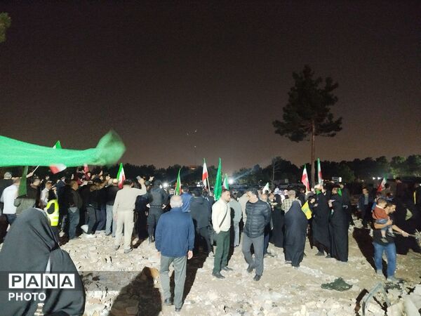 مراسم چهلم شهادت نیروهای یگان امداد در مقتل این شهیدان