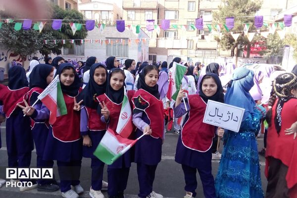 افتتاحیه المپیاد ورزشی درون مدرسه‌ای در بهارستان دو