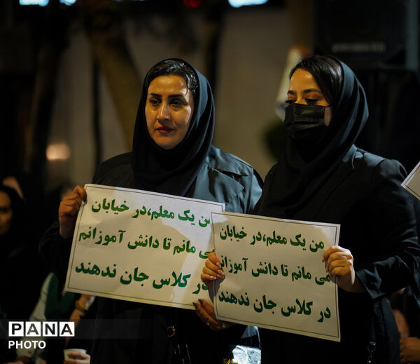 حماسه حضور فرهنگیان و دانش‌آموزان کرمانشاه در موکب «نحن المنتقمون» ناحیه یک