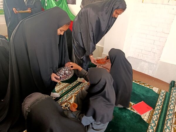 مراسم سوگواری شهادت حضرت فاطمه زهرا س در مدرسه گلشاد خلیل آباد 