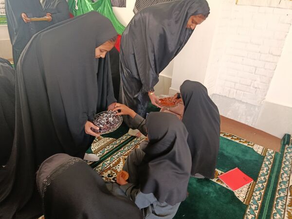 مراسم سوگواری شهادت حضرت فاطمه زهرا س در مدرسه گلشاد خلیل آباد 