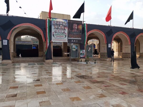 مراسم غبار روبی و زیارت ضریح مطهر سلطانعلی ابن امام محمد باقر (ع) در کربلای ایران 