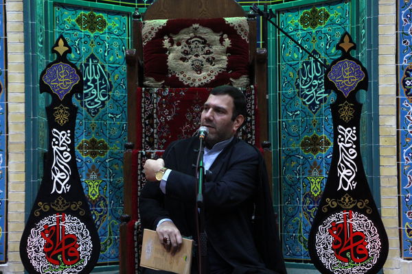 مراسم عزاداری فاطمیه در حسنیه چهارده معصوم یزد