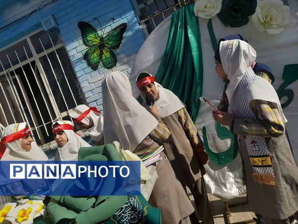 جشن نیمه شعبان در مدرسه شهید محمد حسین الیشه 