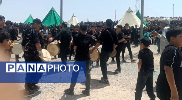 مراسم خیمه سوزان در شهر طاقانک