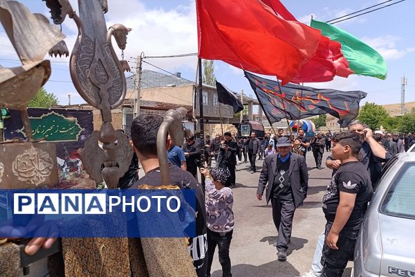 آیین عزاداری عاشورای حسینی در خوجین شهرستان خلخال