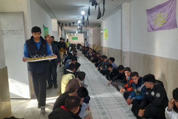 مراسم دهه فاطمیه در هنرستان خوارزمی 