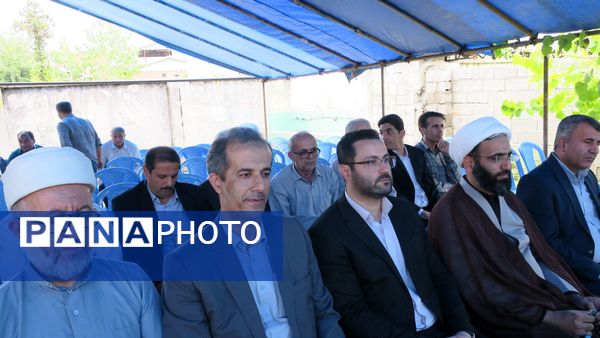 مراسم کلنگ‌زنی دبستان ۹ کلاسه غزالی ناو