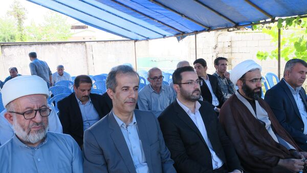 مراسم کلنگ‌زنی دبستان ۹ کلاسه غزالی ناو