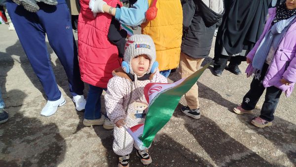 راهپیمایی پرشور ۲۲ بهمن در جلگه رخ 