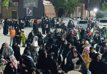 بزرگداشت مراسم چهلم شهدای جنگ رمضان در زارچ