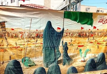 پیاده‌روی جاماندگان حسینی در اربعین سیدالشهدا از جوار شهدای گمنام فردوسیه به امامزاده عبدالله (ع)یوسف آباد صیرفی