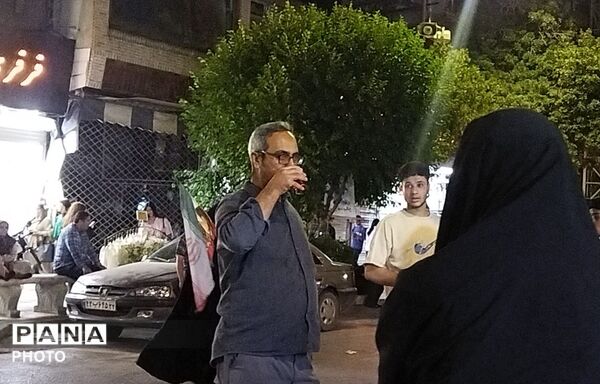 موکب شهدای روستای آهوان در نود و دومین شب از اجتماعات مردمی 