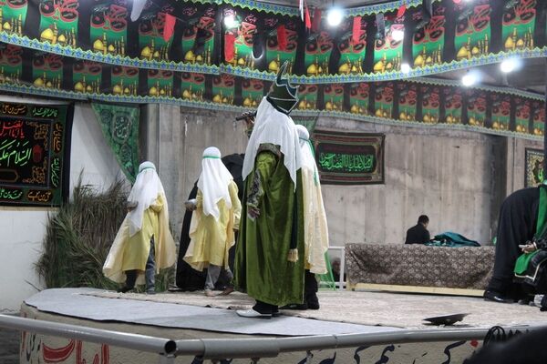 کربلا در قاب تعزیه در شهر سامان 