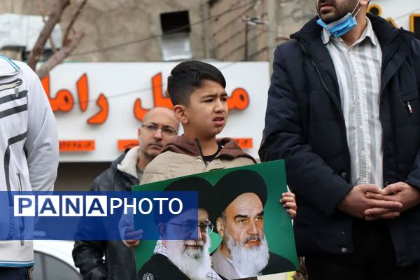 حماسه حضور مردم غیور باقرشهر و کهریزک در راهپیمایی ۲۲بهمن