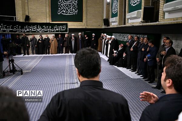 دومین شب عزاداری فاطمیه‌ با حضور رهبر معظم انقلاب