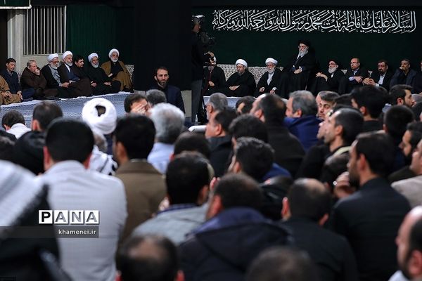 دومین شب عزاداری فاطمیه‌ با حضور رهبر معظم انقلاب