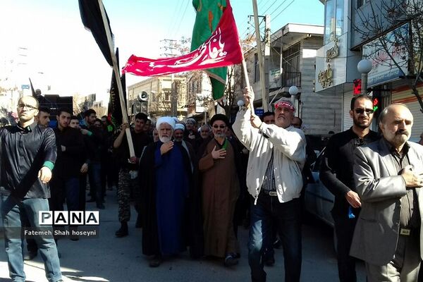 اجتماع عزاداران فاطمی در فیروزکوه