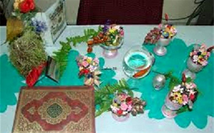 برپایی نمایشگاه سفره هفت سین در رضوانشهر