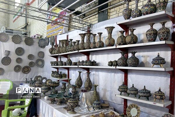 دومین نمایشگاه صنایع دستی ریحانه النبی  در شهرستان مهر استان فارس