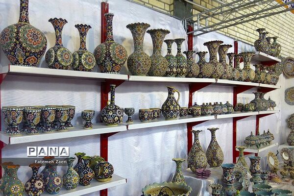 دومین نمایشگاه صنایع دستی ریحانه النبی  در شهرستان مهر استان فارس