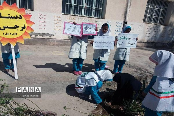 مراسم روز درختکاری در نهبندان