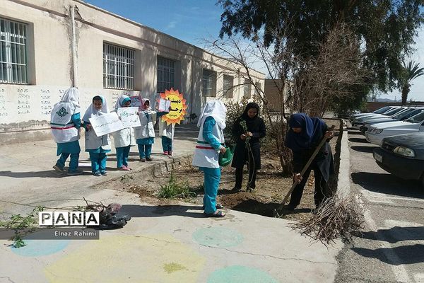 مراسم روز درختکاری در نهبندان