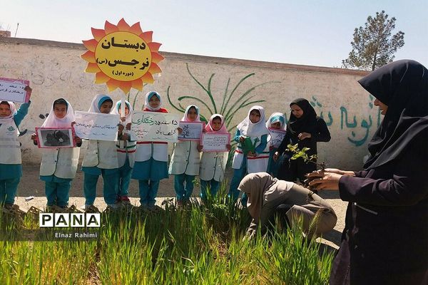 مراسم روز درختکاری در نهبندان