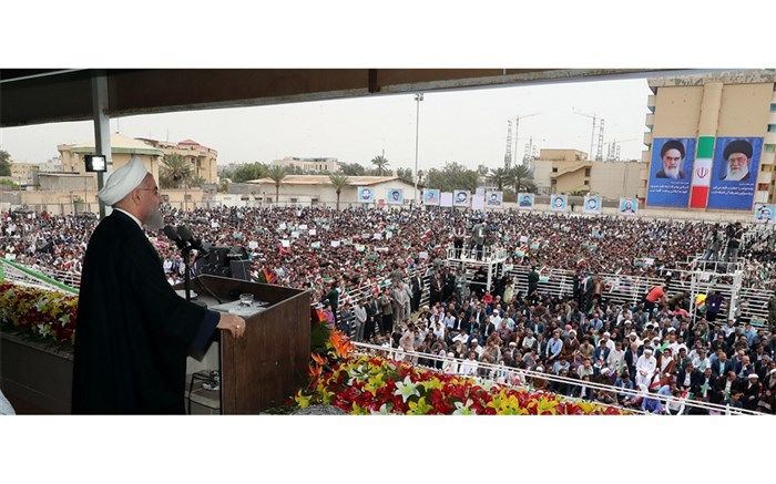 مردم خونگرم هرمزگان، مرزبانان غیور ملت ایرانند/در سال 99 پروژه عظیم و تحول ساز صادرات نفت از جاسک افتتاح خواهد شد/با مشارکت بخش خصوصی، بندر شهید رجایی به سیرجان وصل می شود