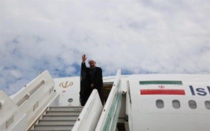 روحانی راهی تهران شد