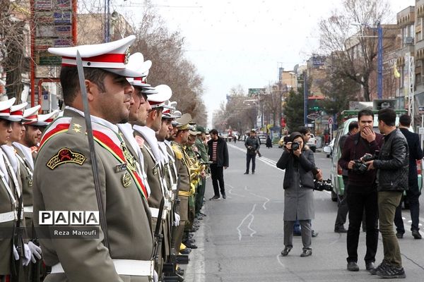 آیین باشکوه تشییع پیکر مطهر ۴ شهید گمنام دوران دفاع مقدس