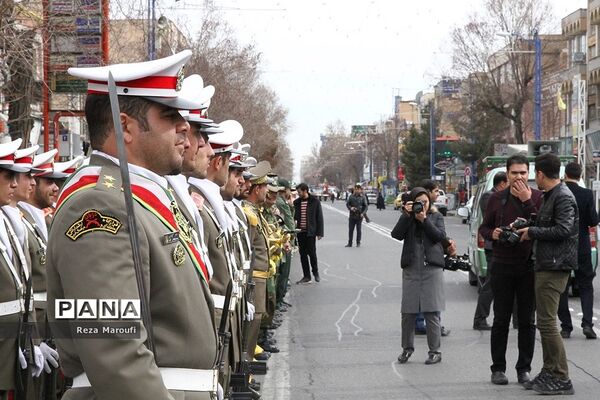 آیین باشکوه تشییع پیکر مطهر ۴ شهید گمنام دوران دفاع مقدس