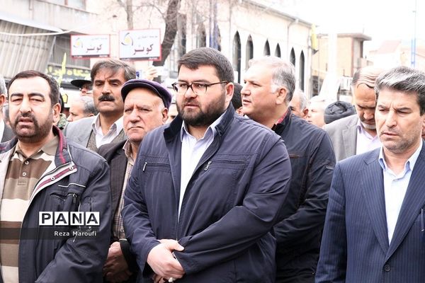 آیین باشکوه تشییع پیکر مطهر ۴ شهید گمنام دوران دفاع مقدس