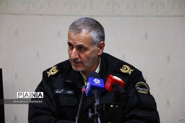 نشست خبری سردار گودرزی فرمانده انتظامی استان فارس