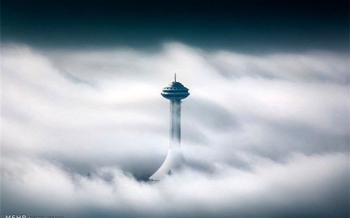 تصاویر/ ابوظبی در میان ابرها‎