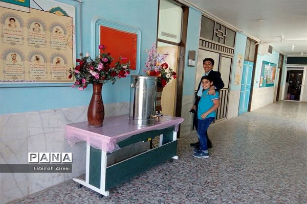 بازدید فرماندار لامرد از مراکز اسکان در مدارس و آموزش و پرورش