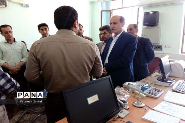 بازدید فرماندار لامرد از مراکز اسکان در مدارس و آموزش و پرورش