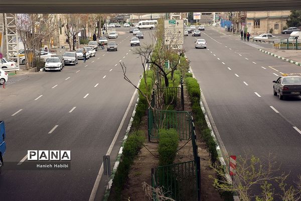 خیابان های تهران در روزهای نوروز