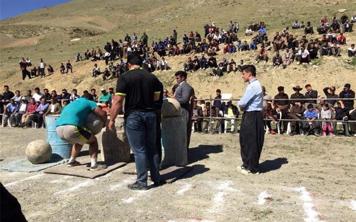 برگزاری پنجمین دوره مسابقات قویترین مردان روستایی در کامیاران