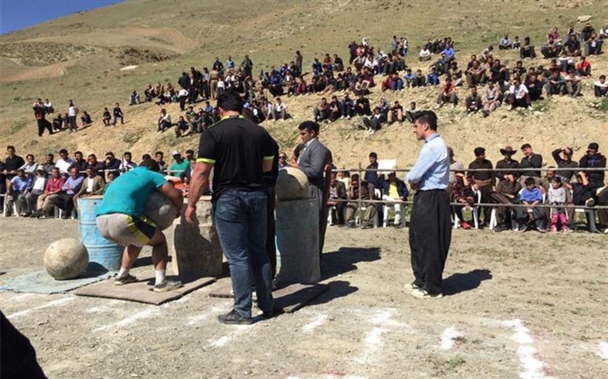 برگزاری پنجمین دوره مسابقات قویترین مردان روستایی در کامیاران