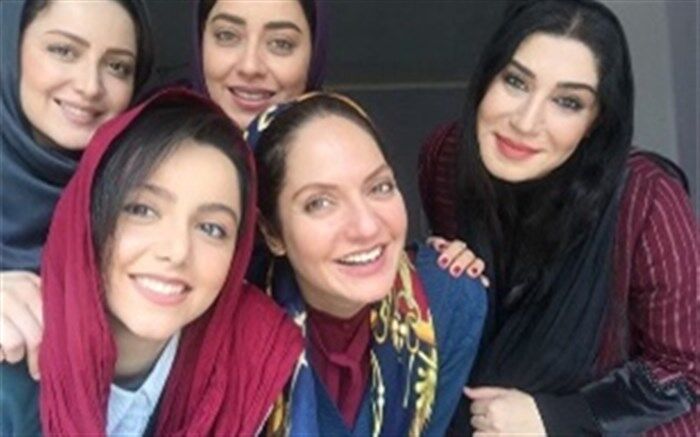 تصویر/ مهناز افشار، شیلا خداداد و نازنین بیاتی پشت صحنه «گلشیفته»