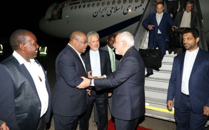 ظریف وارد نامیبیا شد