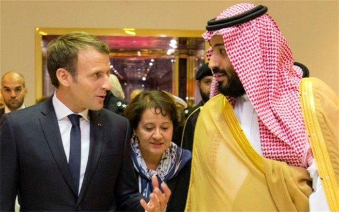 افشای مشاجره  مکرون و بن سلمان درباره ایران در ریاض