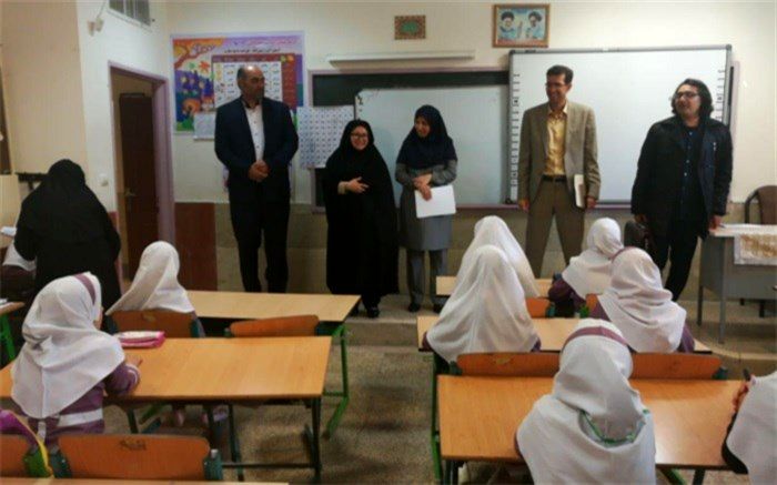 بازدید کارشناسان فرهنگی و هنری وزارت  آموزش و پرورش از برگزاری آزمون کتابخوانی دانایی و توانایی در شهرری