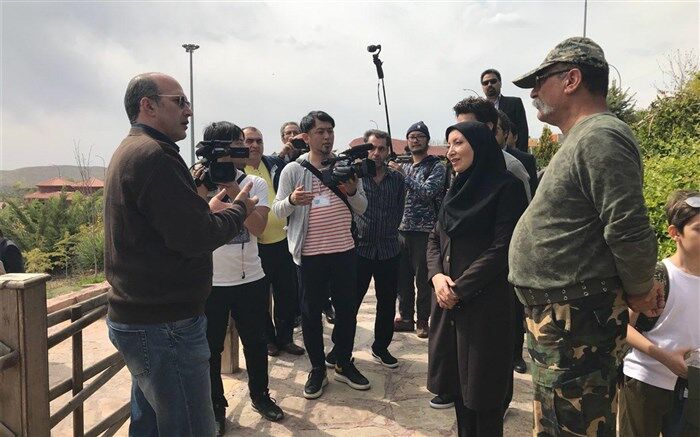 بازدید گروه فیلم‌سازی شبکه تلویزیونی فوجی ژاپن از دهکده طبیعت قزوین