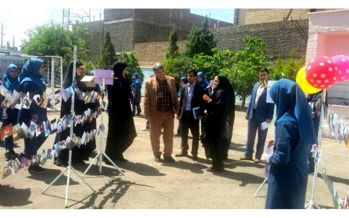 برگزاری نمایشگاه صنایع دستی دردبیرستان حانیهٔ صرم
