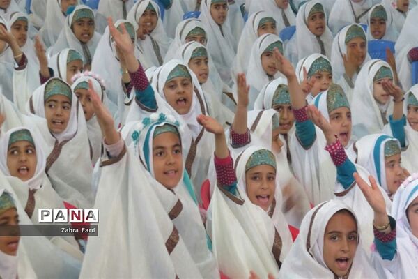 مراسم جشن عبادات دانش آموزان نیریزی