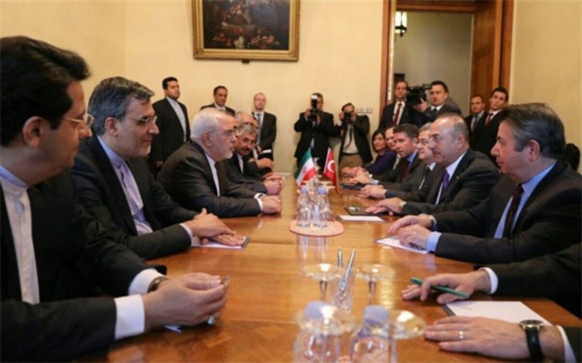 ظریف و چاووش اوغلو در مسکو دیدار کردند