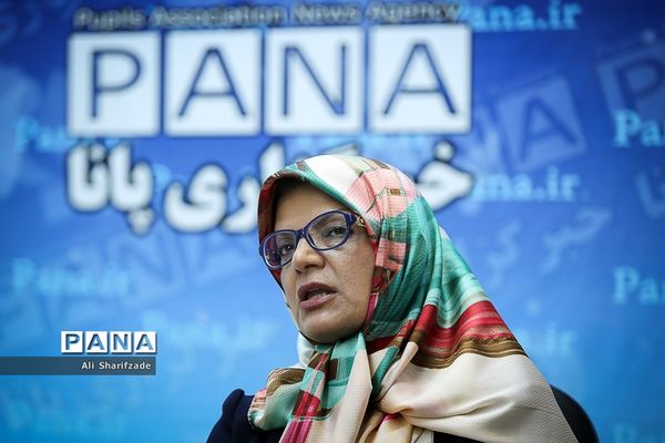 حضور ناهید خداکرمی  عضو شورای شهر تهران در خبرگزاری پانا