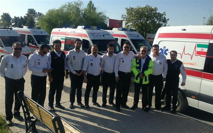 اعزام اورژانس مازندران به منطقه زلزله‌زده کرمانشاه